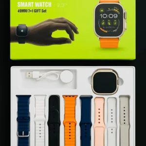 D9 Ultra 7+1 Smart Watch – Rugged Fitness Tracker with AMOLED Display, Bluetooth Calling & Long Battery Life